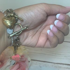 Juicy couture gold color heart bracelet